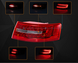 Audi A6 C6 LED Tail Light Assembly 2009–2011 | Brake, Reverse & Sequential Turn Signal (Left or Right)