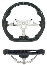 Corvette C6 Flat Bottom Steering Wheel – Hydro-Dip Carbon Fiber Woodgrain Finish (2007–2013)
