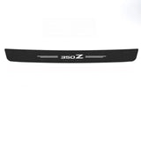 Luminous Carbon Fiber Door Sill Protectors for Nissan 350Z – Anti-Kick Threshold Scuff Plate Stickers
