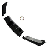 BMW E46 M-Sport Rear Bumper Diffuser & Side Splitter Set – Gloss Black ABS (1999–2005)