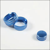 Corvette C6 Aluminum Climate Control Knob Rings – Interior Trim Upgrade (2007–2013, 3-Piece Set)