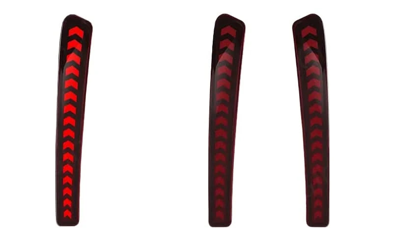 LED Rear Bumper Reflector Lights with Sequential Turn Signal for Toyota Corolla Altis L/LE/XLE 2020-2021