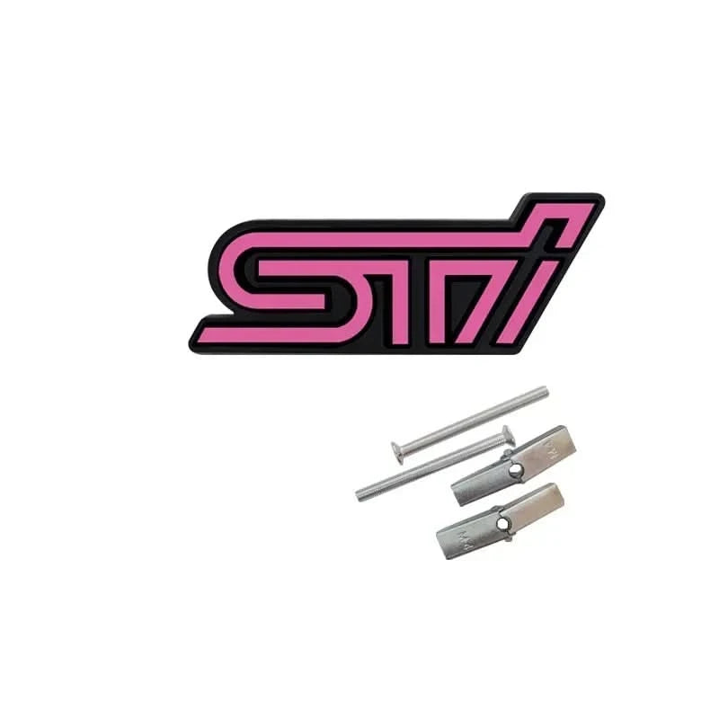STI 3D Metal Emblem for Subaru – Front Grille & Trunk Badge for WRX, BRZ, Impreza, Forester & More
