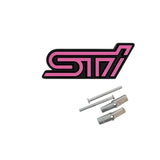 STI 3D Metal Emblem for Subaru – Front Grille & Trunk Badge for WRX, BRZ, Impreza, Forester & More