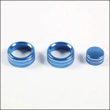 Corvette C6 Aluminum Climate Control Knob Rings – Interior Trim Upgrade (2007–2013, 3-Piece Set)