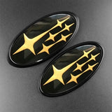 Acrylic Front Hood & Rear Trunk Emblem for Subaru – Logo Badge Sticker for Impreza, BRZ, WRX/STI, Legacy, Outback, Ascent & XV