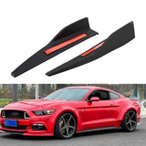 Side Skirt Extension Splitters for Ford Mustang 2015–2025 – Aggressive Rocker Diffuser Winglet Set (2-Piece ABS)