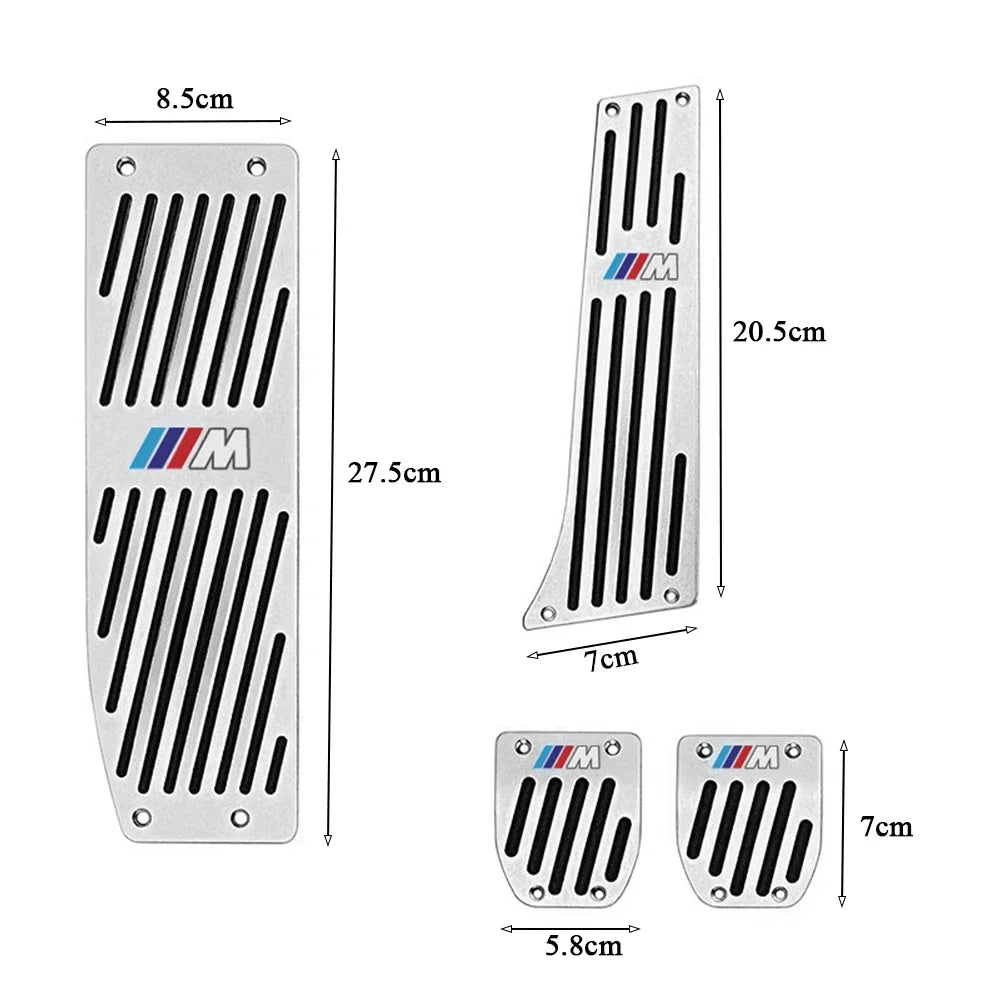Stainless Steel Performance Pedal Kit for BMW 3 Series (2005–2025) – E90/F30/G20