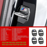 BMW Carbon Fiber Car Door Lock Cover Sticker Set (4-Piece) for E30 / E36 / E39 / E46 / E60 / E70 / E87 / E90 / E91 / F10 / F20 / F30