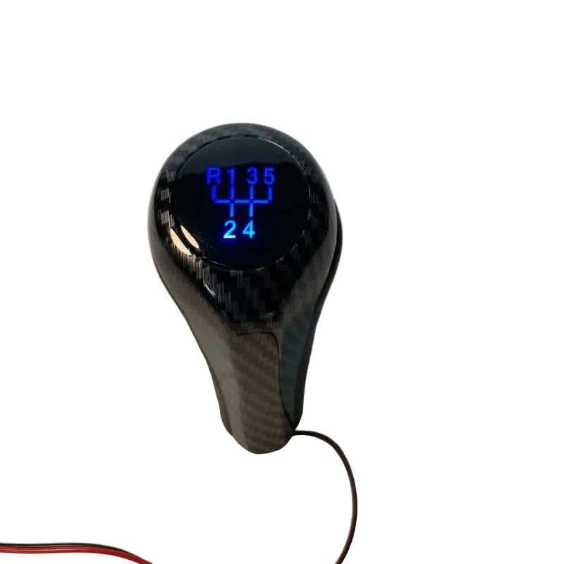 BMW LED Illuminated Manual Gear Shift Knob – 5 & 6 Speed Backlit Shifter Upgrade