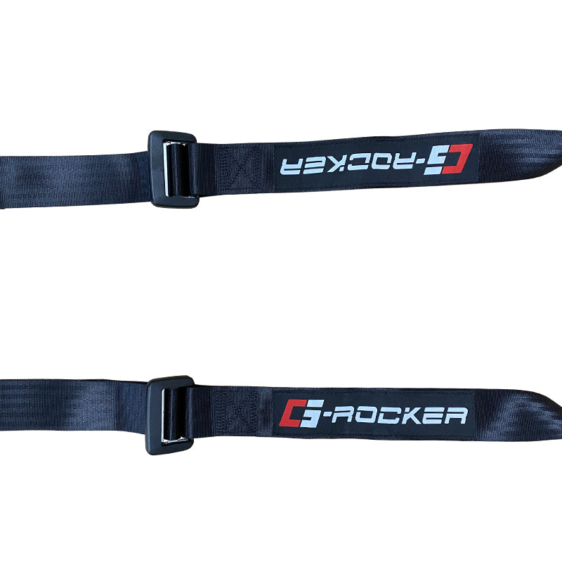 Universal Black 4 Point Buckle Racing Seat Belt Harness Nylon