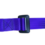 Universal Purple 2" 4 Point Buckle Racing Seat Belt Harness Nylon