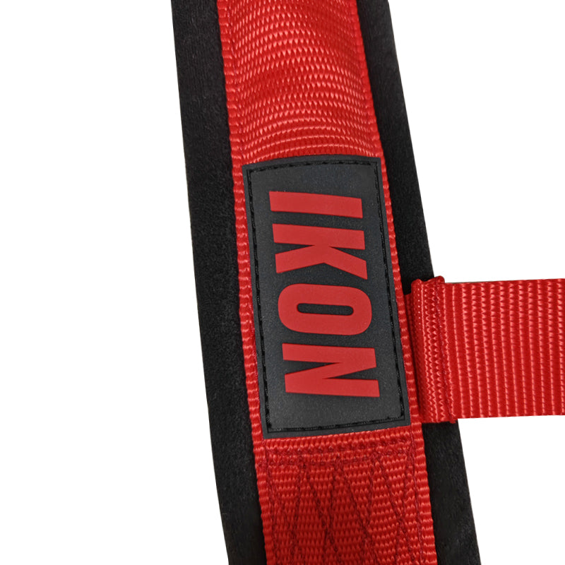 Universal 2" Wide 4 Point Buckle Racing Seat Belt Harness Nylon Red