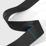 Universal 3" Wide 4 Point Buckle Racing Seat Belt Harness Nylon Black