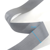 Universal 3" Wide 4 Point Buckle Racing Seat Belt Harness Nylon Grey