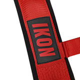 Universal 3" Wide 4 Point Buckle Racing Seat Belt Harness Nylon Red