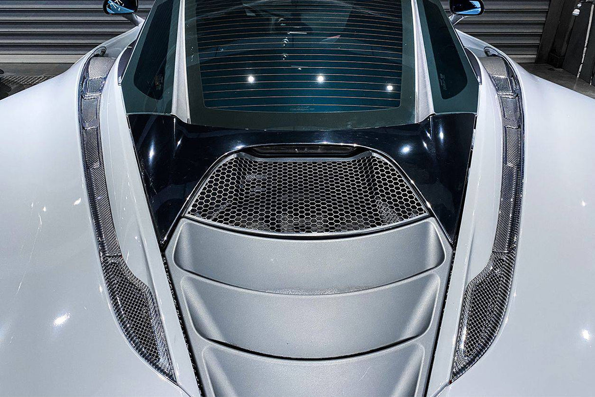 2017-2022 McLaren 720S Coupe Only Carbon Fiber Engine Hood Side Air Intake Vents 6pcs （Dont Fit Spyder）