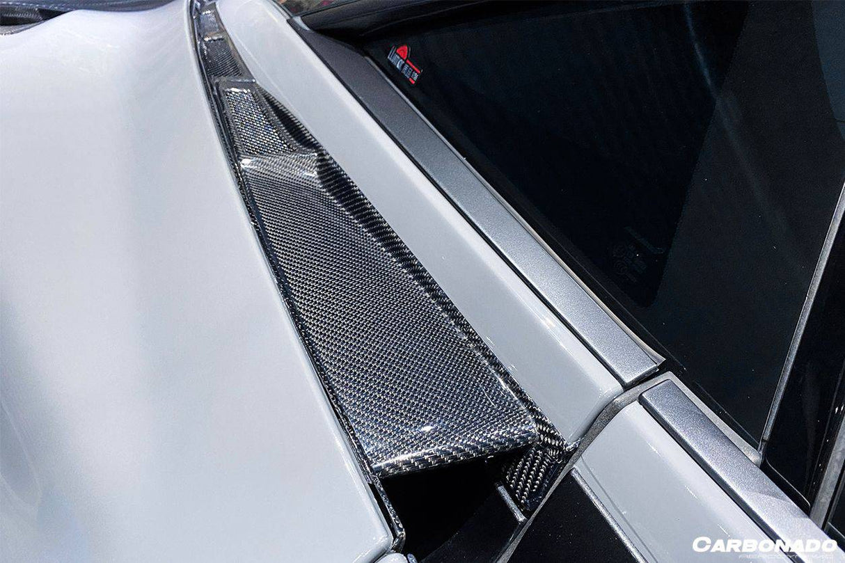 2017-2022 McLaren 720S Coupe Only Carbon Fiber Engine Hood Side Air Intake Vents 6pcs （Dont Fit Spyder）