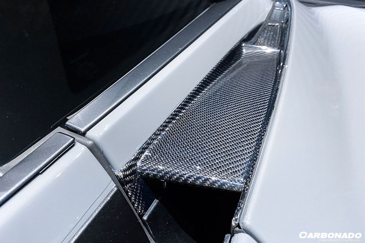 2017-2022 McLaren 720S Coupe Only Carbon Fiber Engine Hood Side Air Intake Vents 6pcs （Dont Fit Spyder）