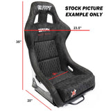 Crema Bull Boost Adjustable Racing Lowered Ultra Max Bucket Seat with Slider Rails
