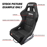 Red Bull Boost Adjustable Racing Lowered Ultra Max Bucket Seat with Slider Rails