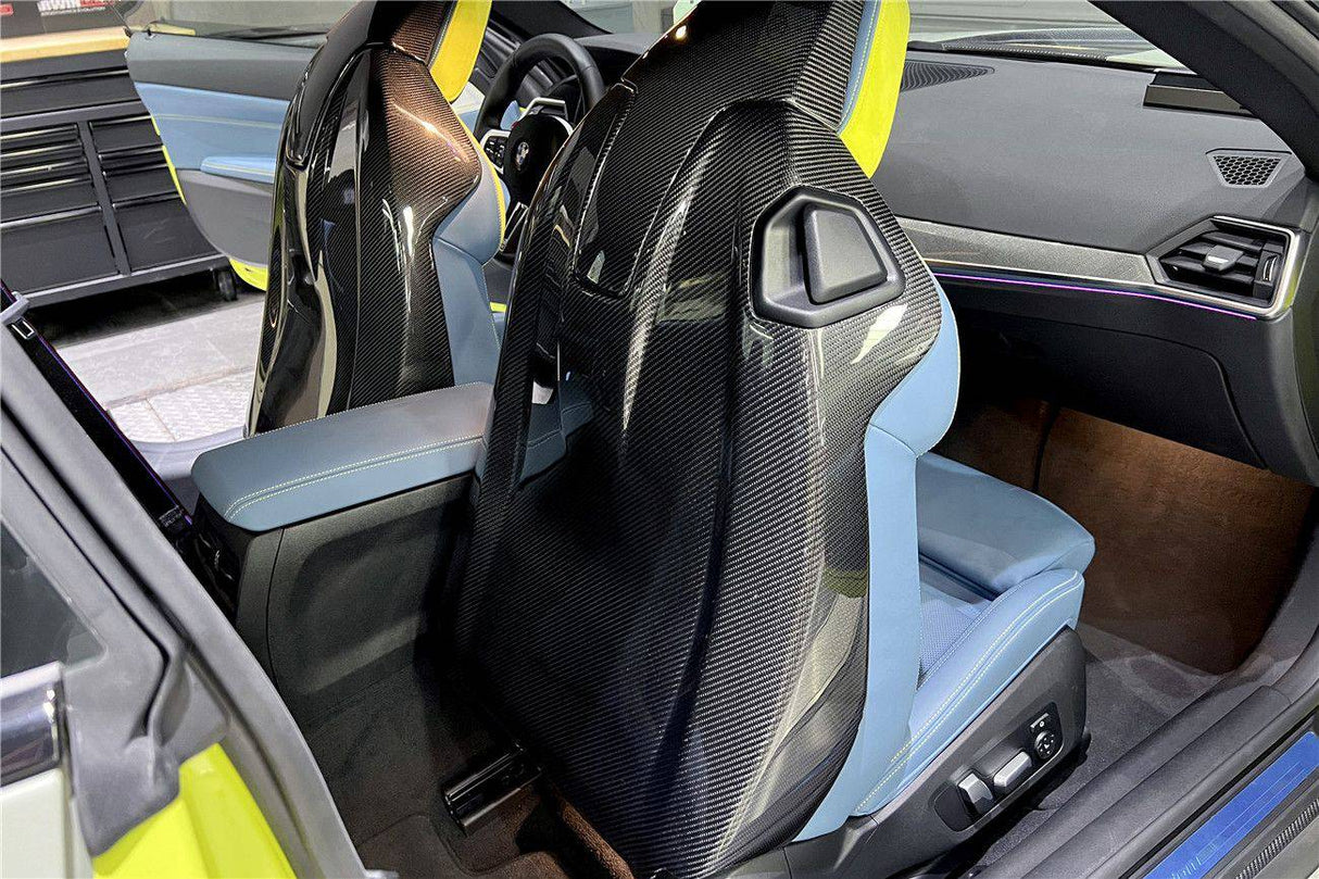 2021-UP BMW M4 G82  G83 OE Style Carbon Fiber Seat-back Cover Replacement