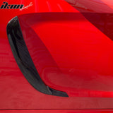2011-2023 Dodge Charger IKON1 Style Side Fin Vents Gloss Black ABS