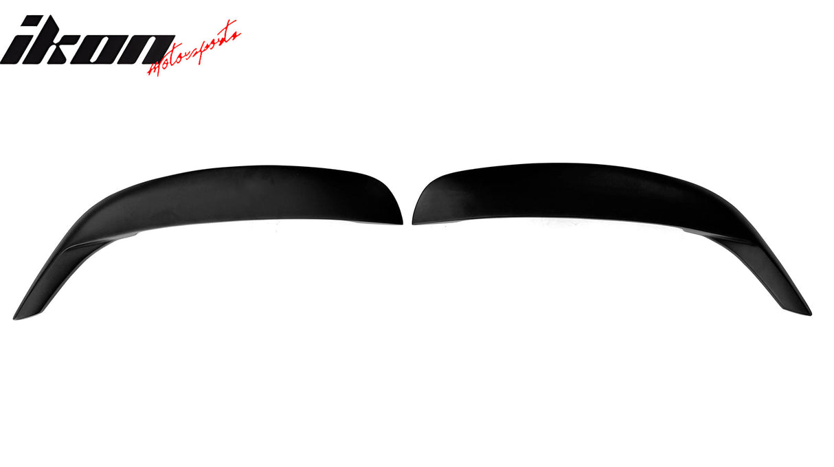 2011-2023 Dodge Charger IKON1 Style Side Fin Vents Matte Black ABS