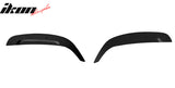 2011-2023 Dodge Charger IKON1 Style Side Fin Vents Matte Black ABS