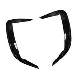 2015-2023 Dodge Charger IKON2 Style Side Fin Vents Gloss Black ABS