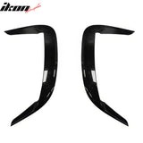 2015-2023 Dodge Charger IKON2 Style Side Fin Vents Gloss Black ABS