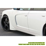 2015-2023 Dodge Charger IKON2 Style Side Fin Vents Matte Black ABS