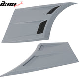 2015-2018 Ford Mustang Gray 3D Front Side Fender Guard Vents PP