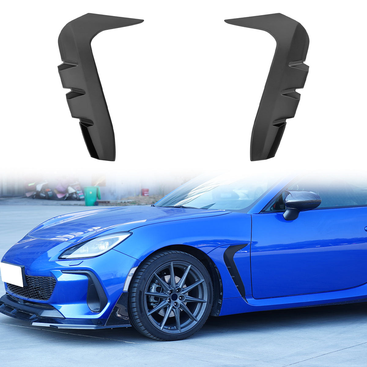 Front Fender Vent for Subaru BRZ & Toyota GR86 2022-2026 STI Matte Black