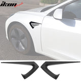 2017-2023 Tesla Model 3 Side Fender Camera Vent Cover Trim ABS