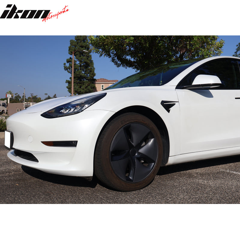 2017-2023 Tesla Model 3 Side Fender Camera Vent Cover Trim ABS