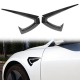 2017-2023 Tesla Model 3 Side Fender Camera Vent Cover Trim ABS