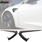 2017-2023 Tesla Model 3 Side Fender Camera Vent Cover Trim ABS