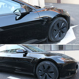 2024 Tesla Model 3 V1 Style Gloss Black Side Camera Flank Cover Trim