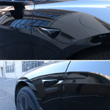2024 Tesla Model 3 V2 Style Gloss Black Side Camera Flank Cover Trim