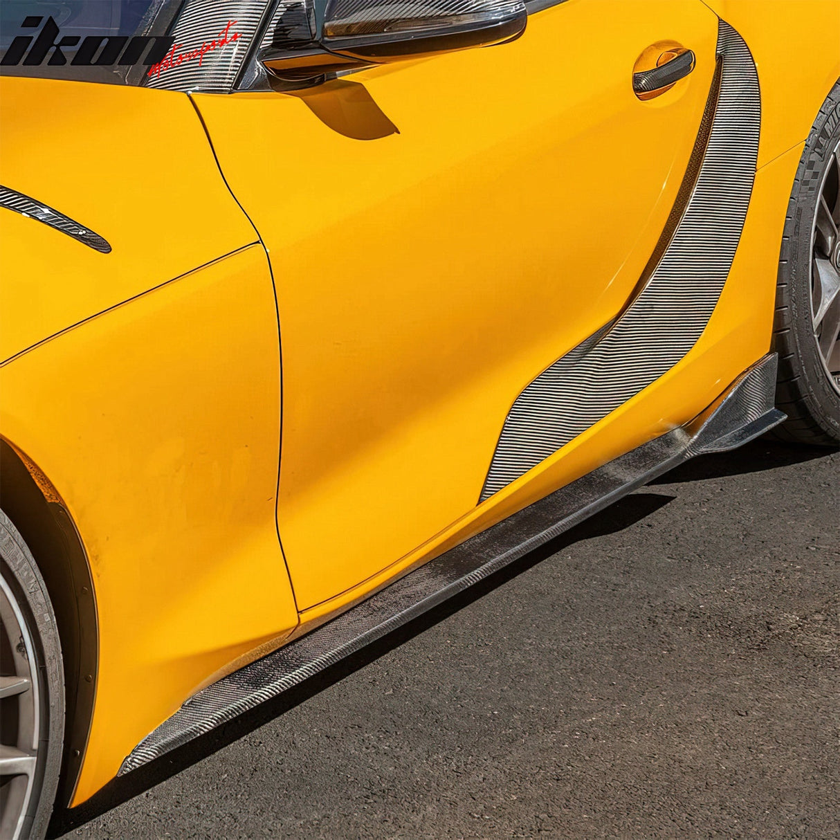 2020-2025 Toyota GR Supra A90 Side Fender Vents Gloss Dry Carbon Fiber