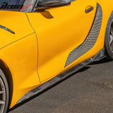 2020-2025 Toyota GR Supra A90 Side Fender Vents Gloss Dry Carbon Fiber