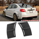 2015-2021 Subaru WRX STI Matte Black Rear Bumper Side Air Vent ABS