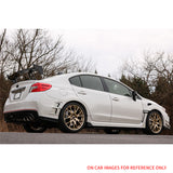 2015-2021 Subaru WRX STI Matte Black Rear Bumper Side Air Vent ABS