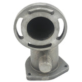 Cast iron turbocharger downpipe 90Â° 2 1/2" T3 4 bolts