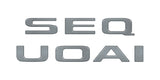 Rear Hatch Letter Overlays Fits 2023-2027 Toyota Sequoia