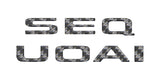 Rear Hatch Letter Overlays Fits 2023-2027 Toyota Sequoia