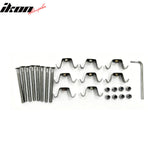 1999-2002 Chevy Silverado 1500/2500/3500 Stainless Steel Front Overlay Upper Grille Inserts 2PCS