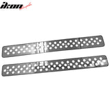 1994-1998 Chevy C10/C/K Series & 1994-1999 Suburban/Tahoe 2PCS Front Upper Grille Insert Chrome Stainless Steel Punch Style