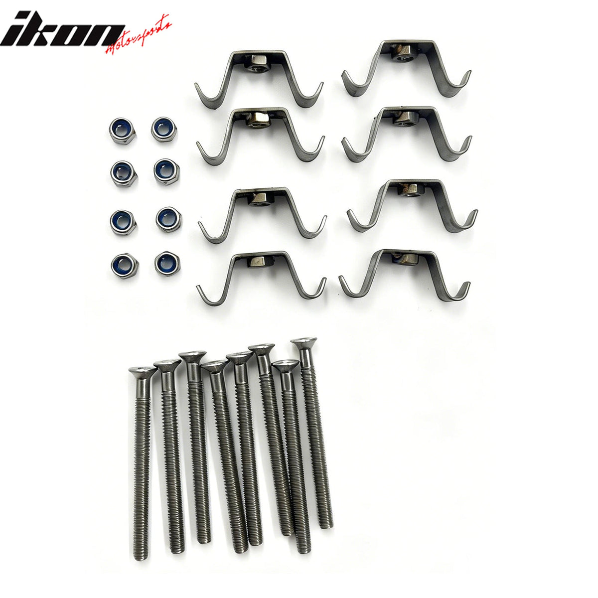 1994-1998 Chevy C10/C/K Series & 1994-1999 Suburban/Tahoe 2PCS Front Upper Grille Insert Chrome Stainless Steel Punch Style